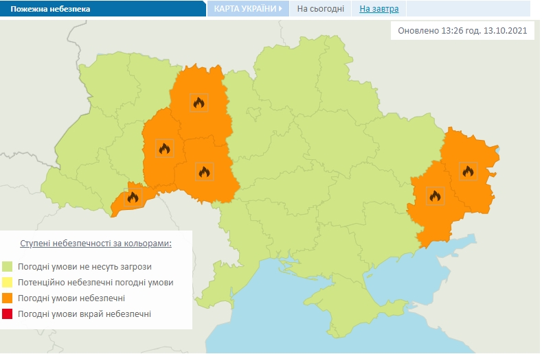 Штормовое предпуреждение в Одессе. В ближайшие время ожидается ухудшение погодных условий