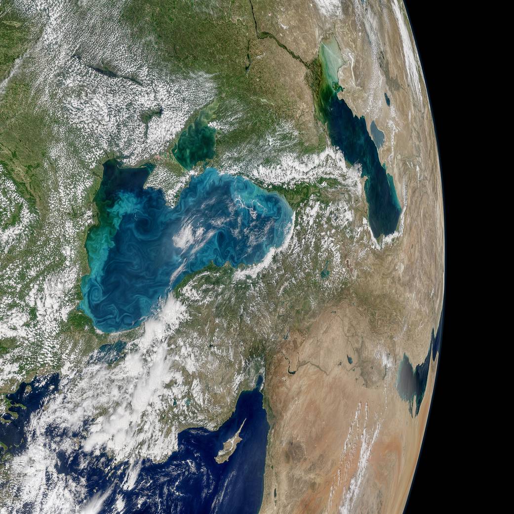 НАСА, вихрь, Черное море