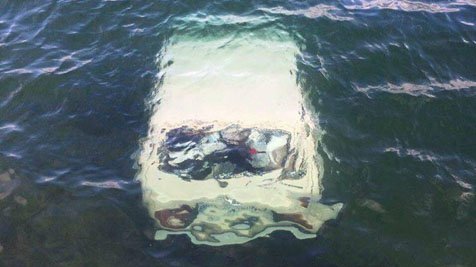 Одесса, затонувший автомобиль, труп