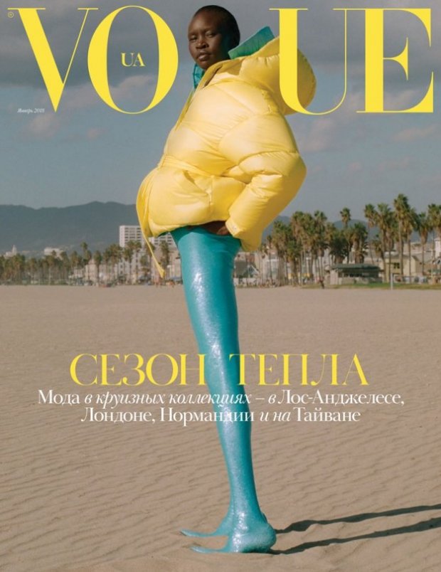 новости, украина, журнал, обложка, Vogue, темнокожая модель, легендарная, Алек Век
