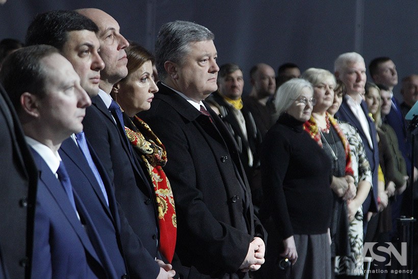 революция, достоинства, Герои, Небесной, Сотни, мемориал, порошенко, президент, кличко, мэр