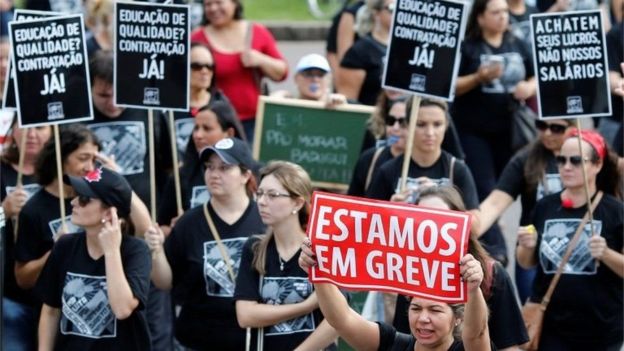 Бразилія, протест, пенсійна реформа, мітинг, мінфін