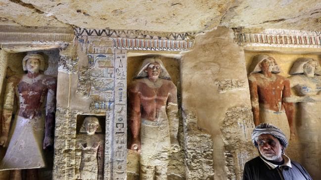 Египет, гробница жреца, древний некрополь