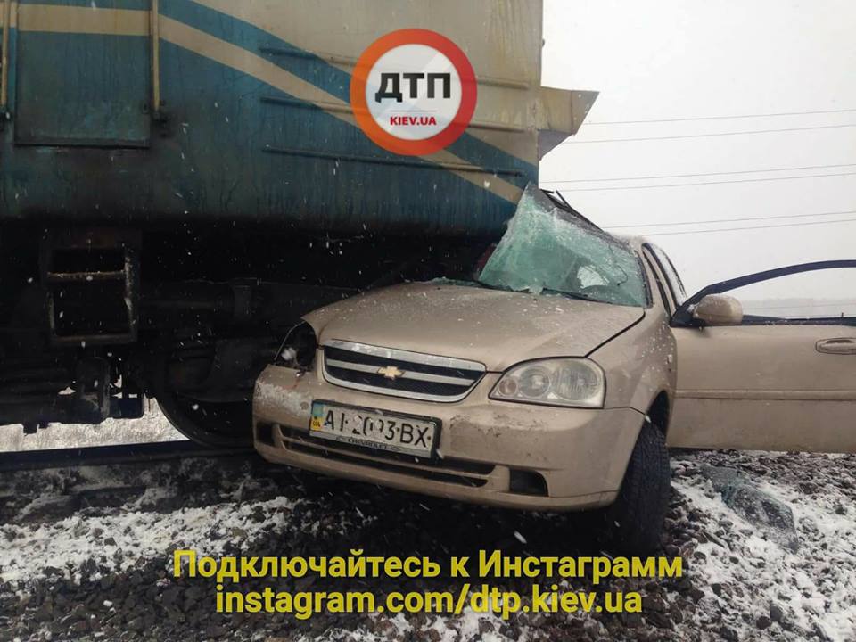 ДТП, аварія, потяг, новини Києва