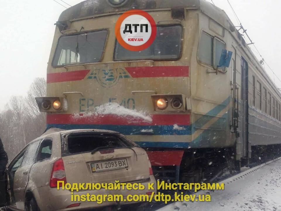 ДТП, аварія, потяг, новини Києва