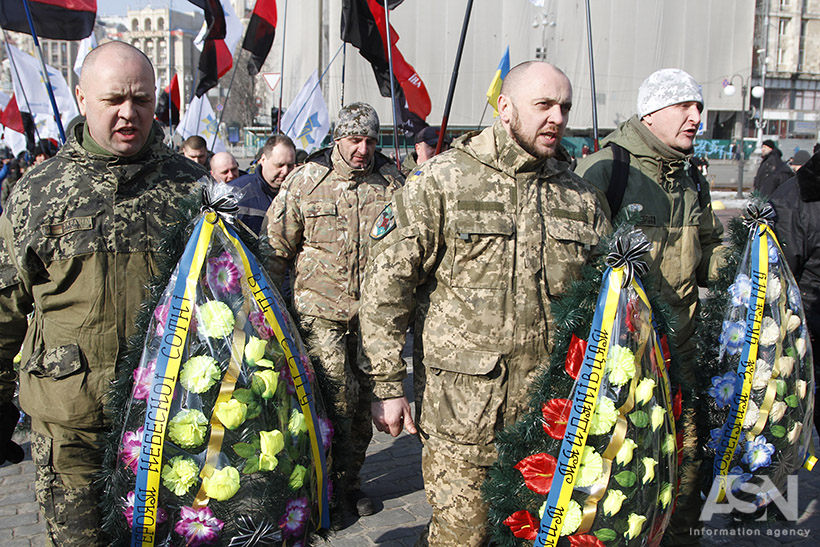 «Единый союз патриотов Украины» прошелся мирным маршем по центру Киева