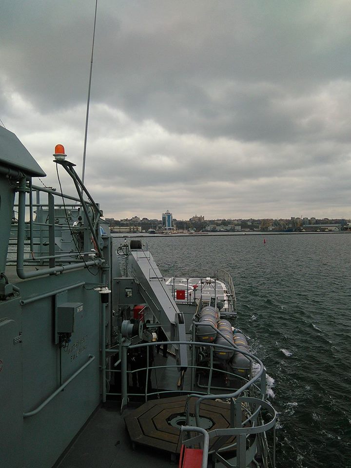 Черное море, НАТО, корабли, тральщик, учения