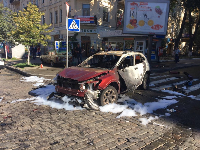 Взрыв машины Шеремета