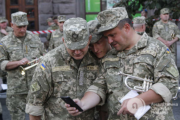 подготовка к параду. Киев 2016. 25 лет Украине