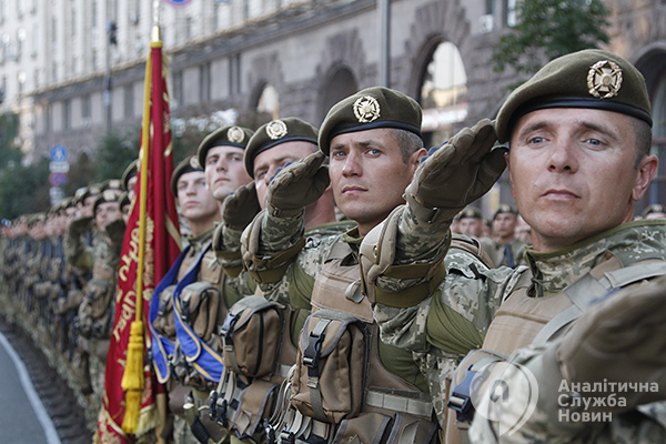 подготовка к параду. Киев 2016. 25 лет Украине