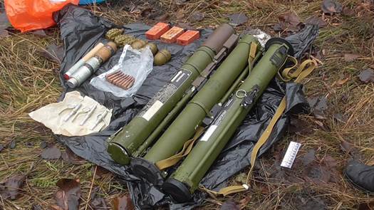 В Запорожской области найден тайник с боеприпасами