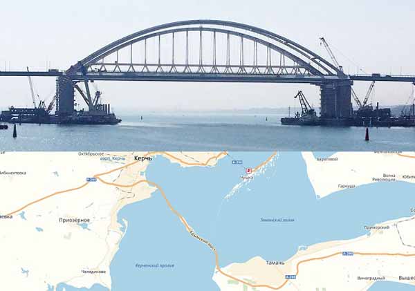 Крымский мост, Путин, Яндекс, фото