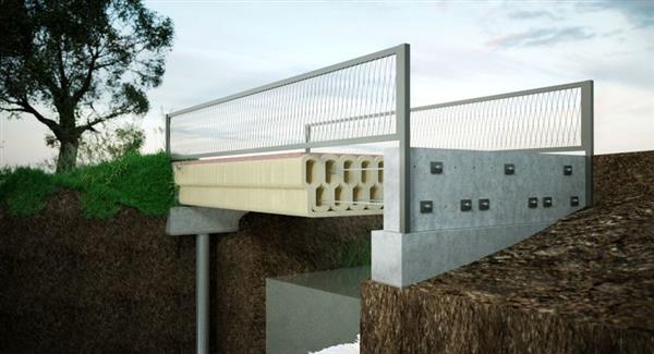 мост, Нидерланды, Испания, университет, блоки, 3D-принтер