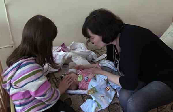 Младенец, Киев, кража, видео