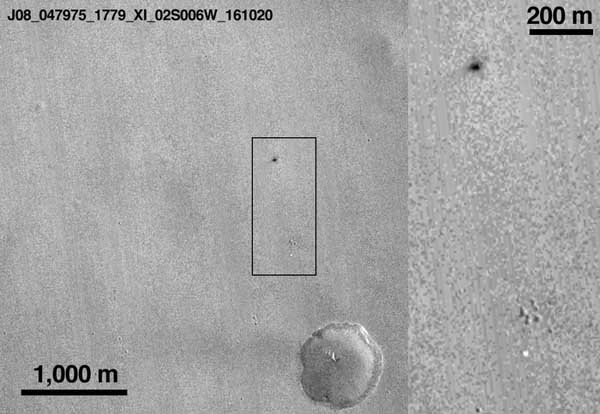 модуль Schiaparelli, Марс