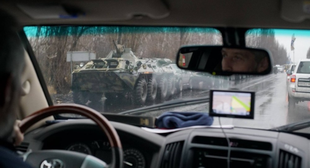 Луганск, ОБСЕ, колонна, военные