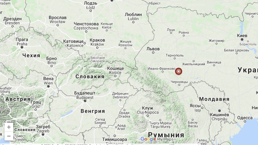 На Західній Україні зафіксували землетрус магнітудою 4,3 бала