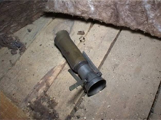 В Киеве в недостроенный дом выстрелили из гранатомета