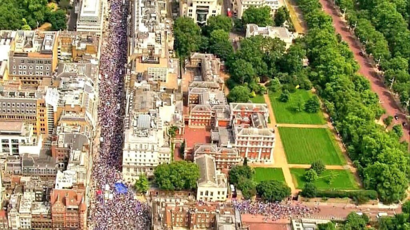 Лондон, акция протеста, Brexit