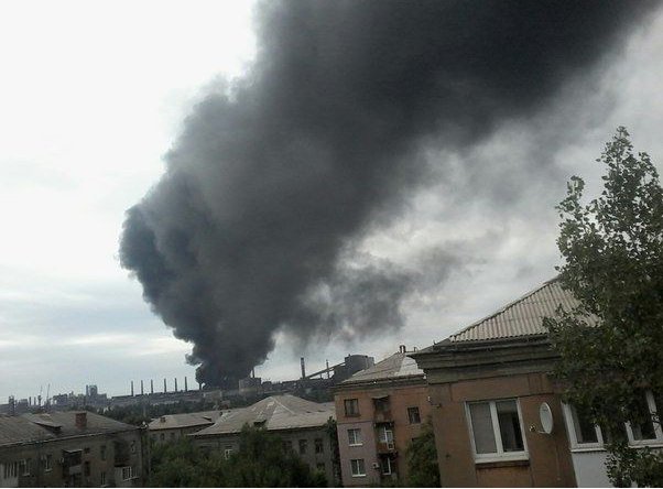 пожар в Алчевске