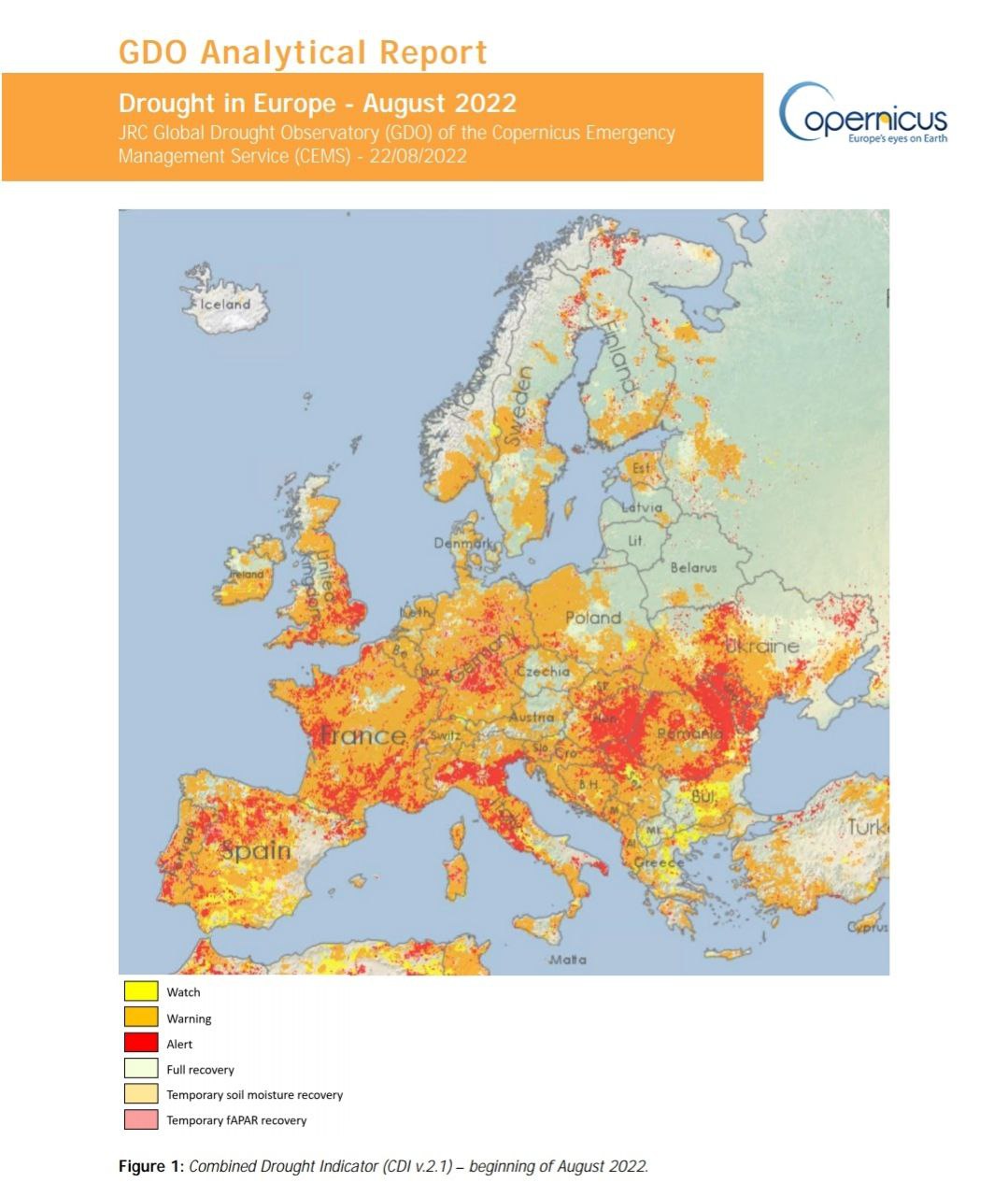 европа,ес,засуха в европе,засуха,засуха в ес,сильнейшая засуха