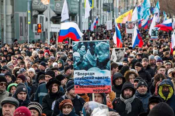 Марш пам'яті Нємцова, Москва, затримання
