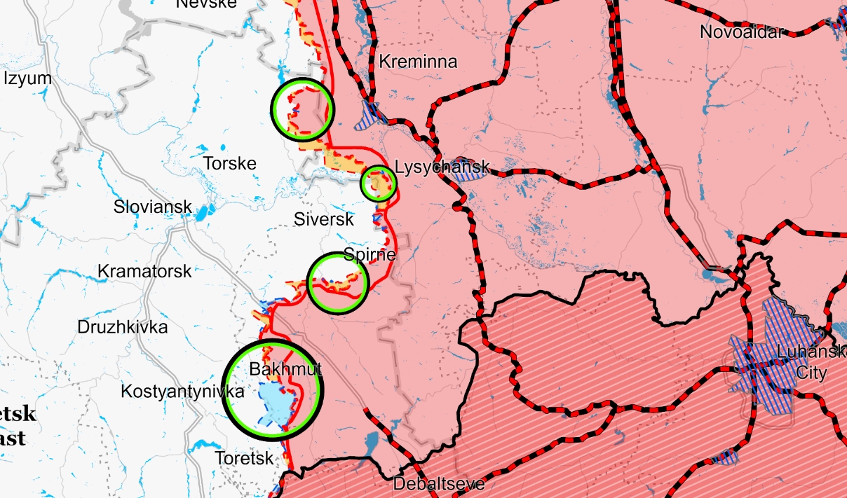 Русские пропагандисты утверждают, что продвигаются в районе Сиверска, но подтверждений этого нет - ISW