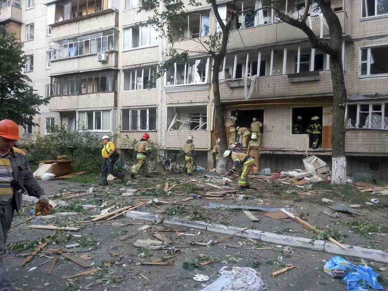 Киев, Голосеевский район, взрыв, дом, КГГА, жители, эвакуация