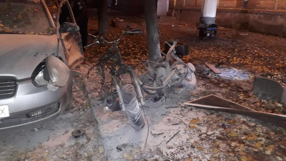 мопед, вибух, подробиці вибуху в Києві, замах на Мосійчука