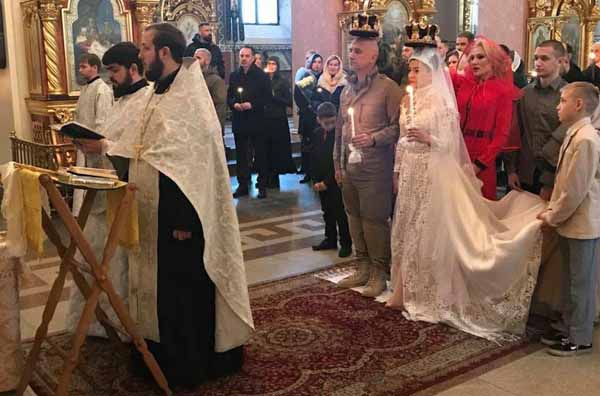 Прилепин, Донецк, венчание, фото