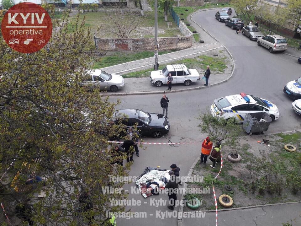 Киев, Оболонь, мужчина, полиция, труп, женщина, нож