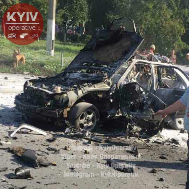 вибух, Київ, автомобіль, пожежа 27 червня