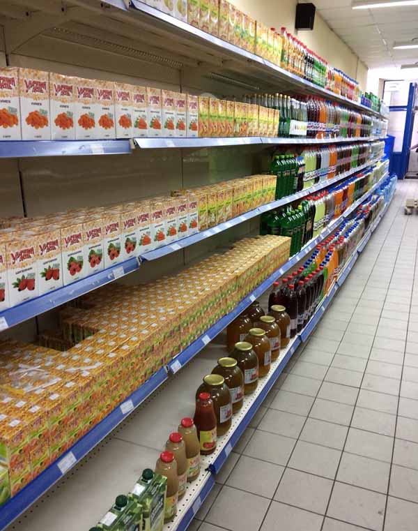 Оккупация, Луганская область, супермаркет, изобилие