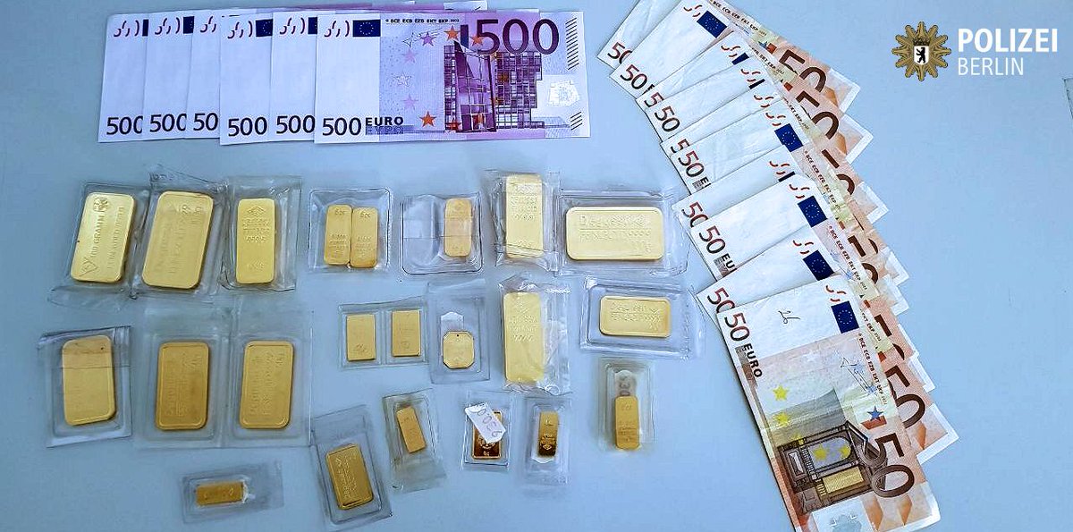 золото, деньги, полиция, Германия