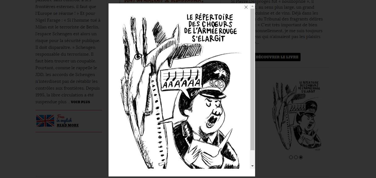 Новая карикатура Charlie Hebdo, посвященная Ту-154 Минобороны РФ