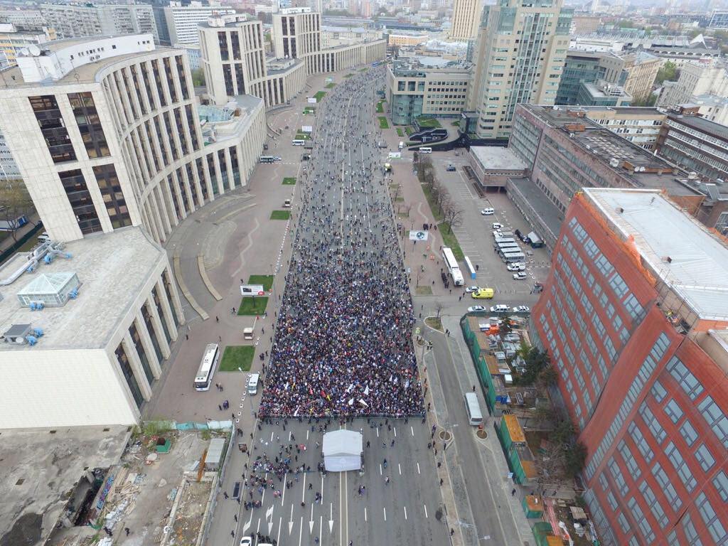 Долой царя!: На митинг в поддержку Telegram пришло 10 тыс. участников‍