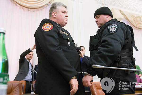 Арест Сергея Бочковского на заседании правительства 25 марта
