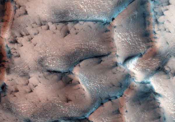 Марс, зима, фото, NASA