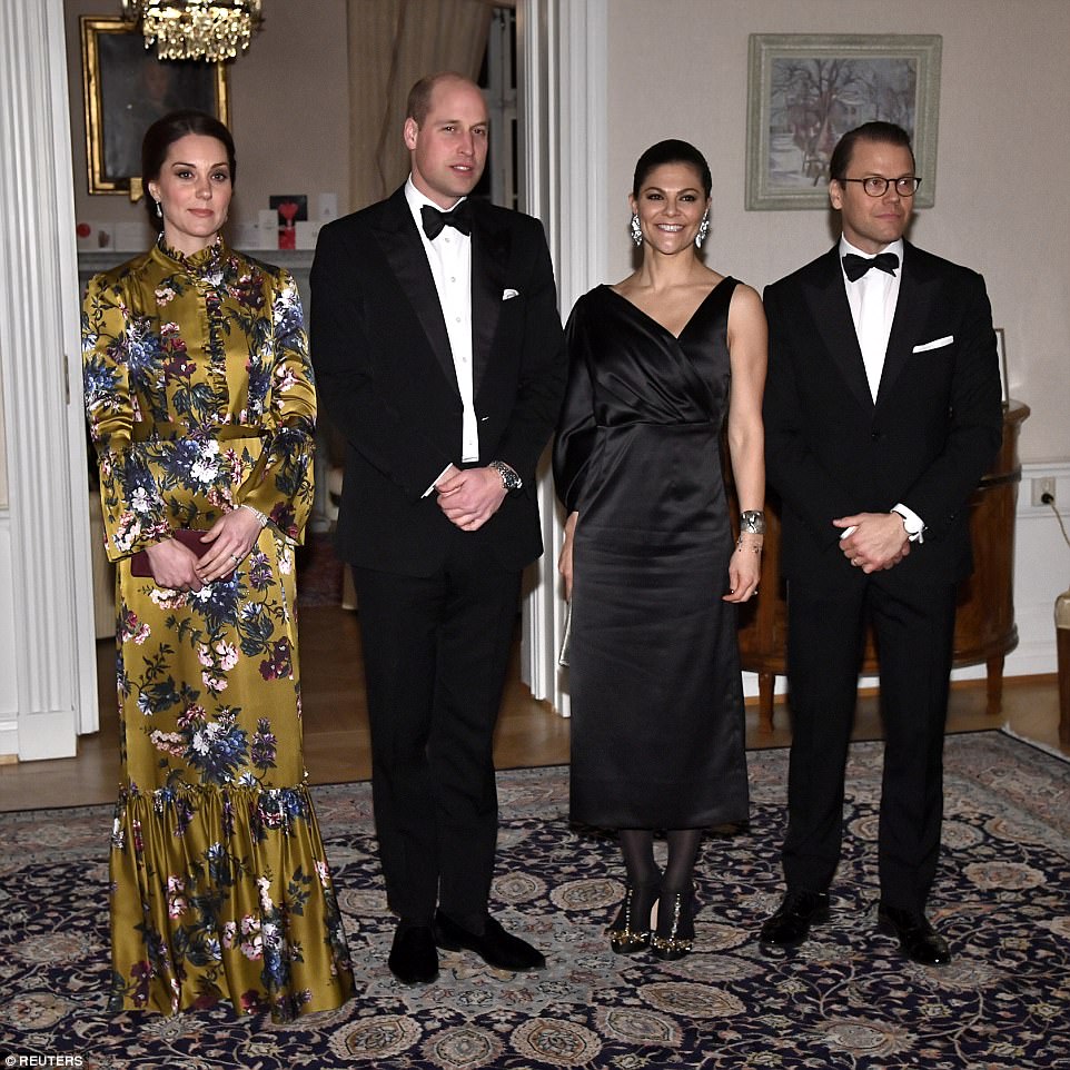 кейт миддлтон, платье, беременность, девочка, швеция, кронпринцесса, герцогиня, принц уильям, великобритания, королевская семья, посол