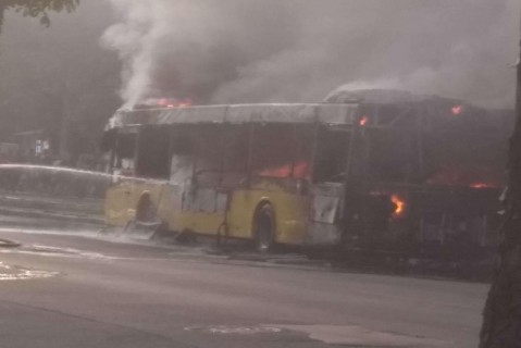 ДТП, Київ, автобус, пожежа, жертви