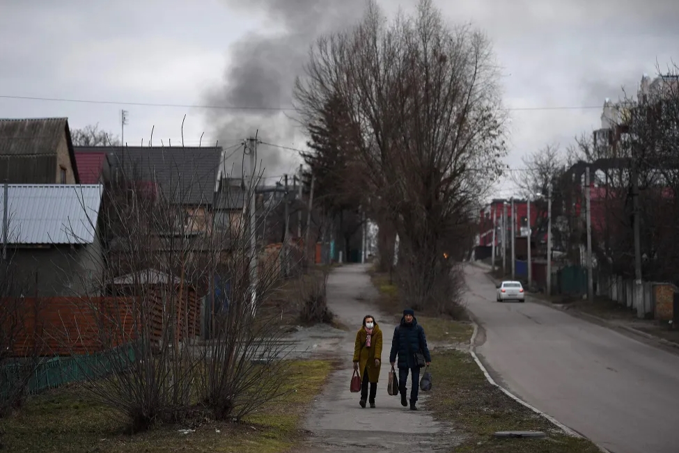 Селище Гостомель у Київській області. Там розташований аеродром Антонів, за контроль над яким 24 лютого йшли запеклі бої