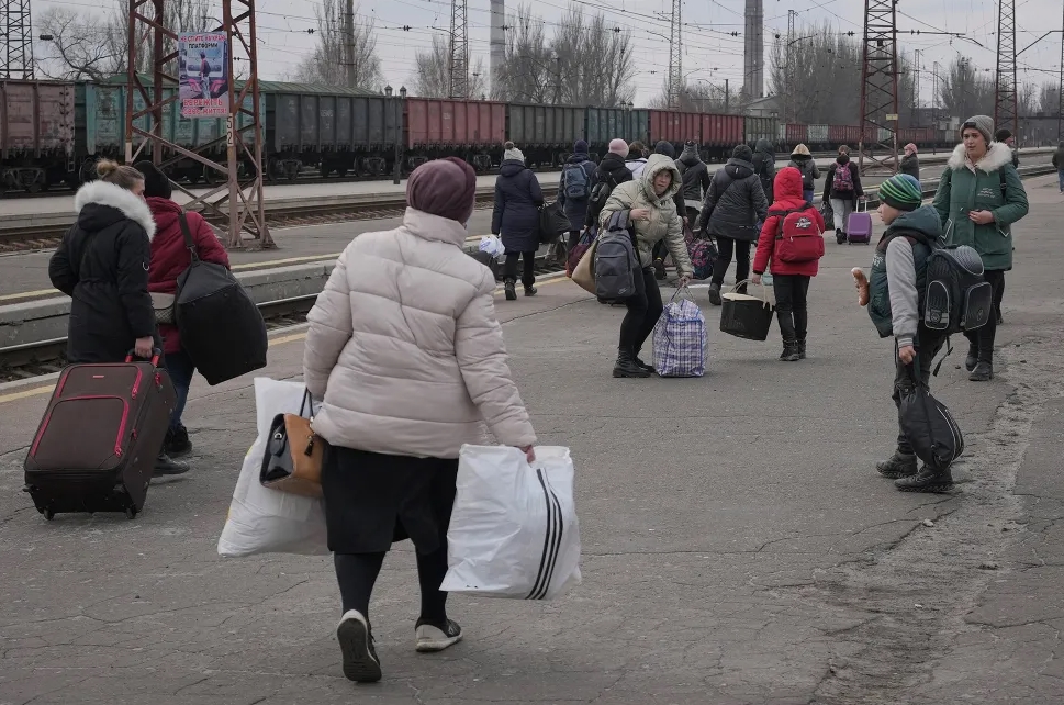 Залізнична станція в Костянтинівці Донецької області